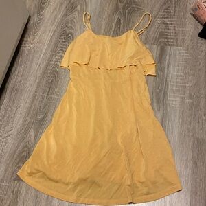 F21 Yellow summer dress
